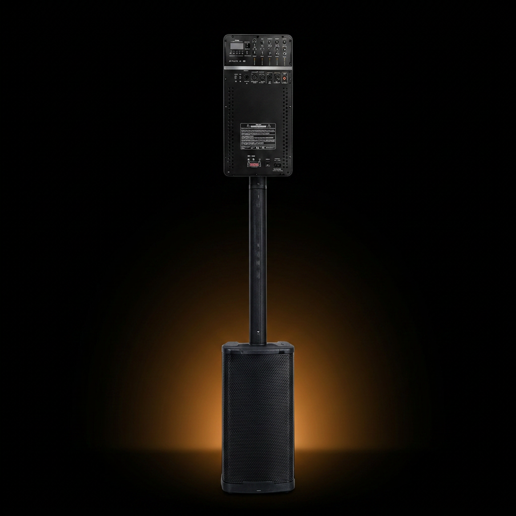 עמודת סאונד קומפקטית עם DSP • 600W — SLIM 600